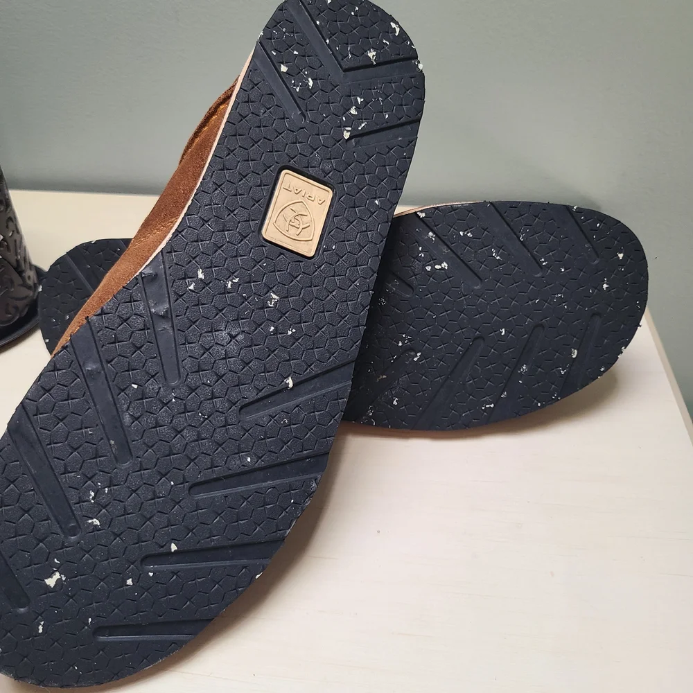 Ariat Brown Leather Loafers - Picture 6 of 6